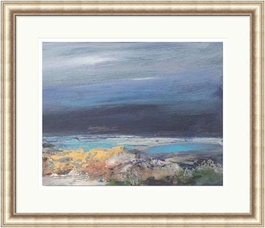 So Near, So Far, Loch Awe by Arie Vardi framed wall art print showing a reflective landscape view inspired by Loch Awe