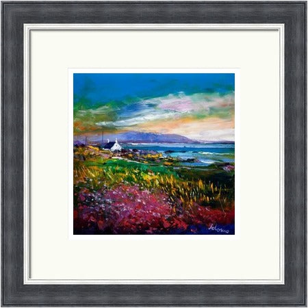 Evening Light Machrihanish Argyll by Jolomo - Scottish landscape artwork framed wall art print, product image 26