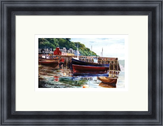 Last One - Tied Up Tobermory (Limited Edition) by Ronnie Leckie framed wall art print - alternate product image 3