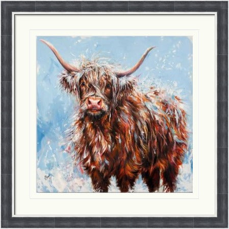 The Beast from the West Highland Cow Art Print (Limited Edition) by Georgina McMaster