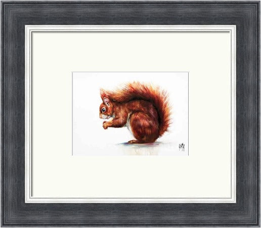 Saffron Squirrel Art Print by Georgina McMaster
