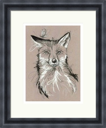 The Butterfly Effect Fox Art Print by Tori Ratcliffe