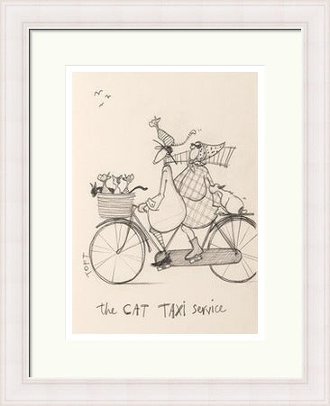 Cat Taxi Service Sketch by Sam Toft