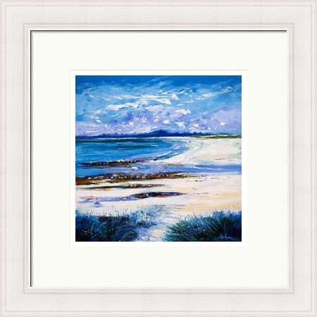 High Summer on Isle of Berneray by Jolomo - Scottish landscape artwork framed wall art print, product image 26