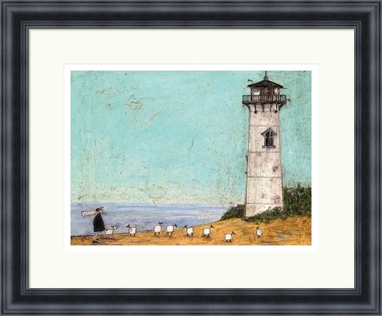Seven Sisters And A Lighthouse by Sam Toft