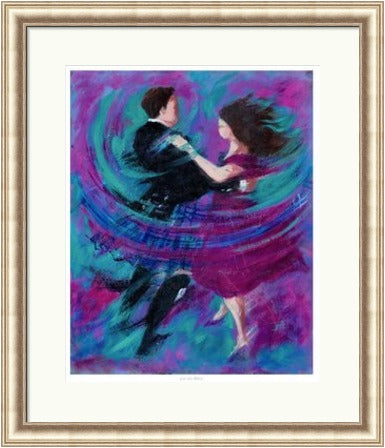 Into The Waltz Ceilidh Dancers by Janet McCrorie