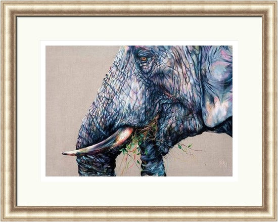 Hekima Kubwa Elephant Art Print (Limited Edition) by Georgina McMaster