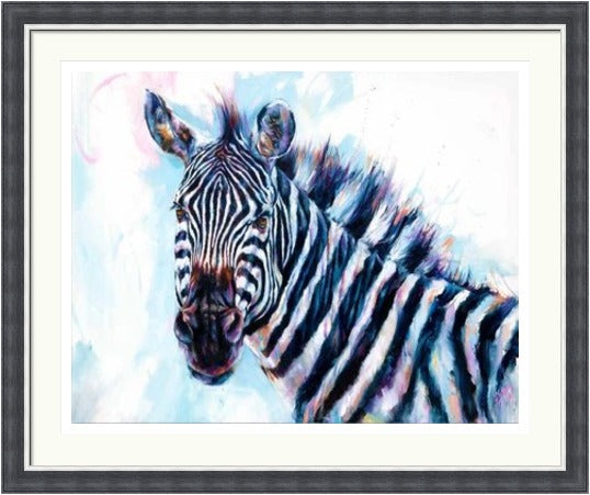 Punda Milia Zebra Art Print (Limited Edition) by Georgina McMaster