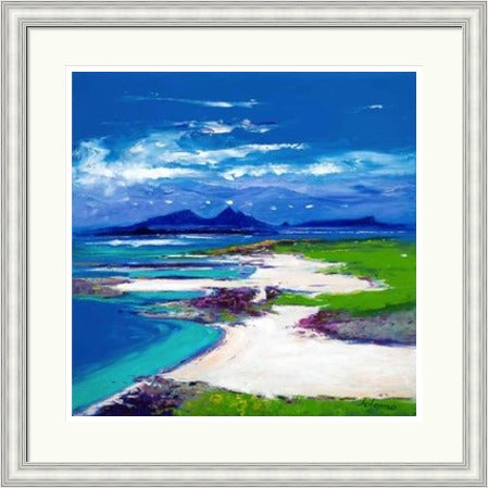 Summerlight, Sanna Bay, Ardnamurchan by John Lowrie Morrison (JOLOMO) Framed Art