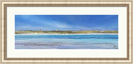 Little White Houses Gott Bay, Tiree by Allison Young