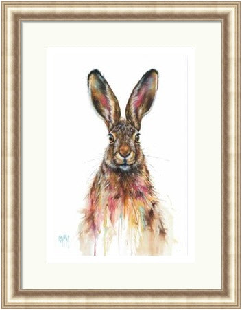 I'm All Ears Hare Art Print (Limited Edition) by Georgina McMaster