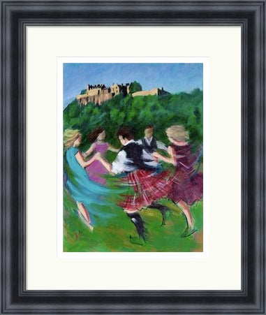 Ceilidh Amidst Majesty, Edinburgh Castle by Janet McCrorie