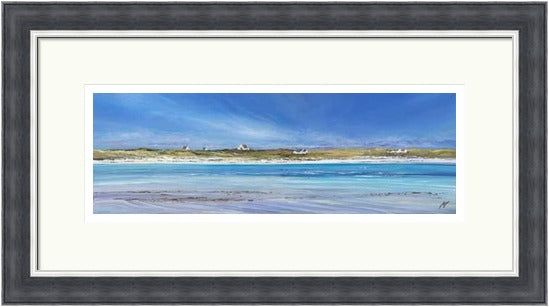 Little White Houses Gott Bay, Tiree by Allison Young