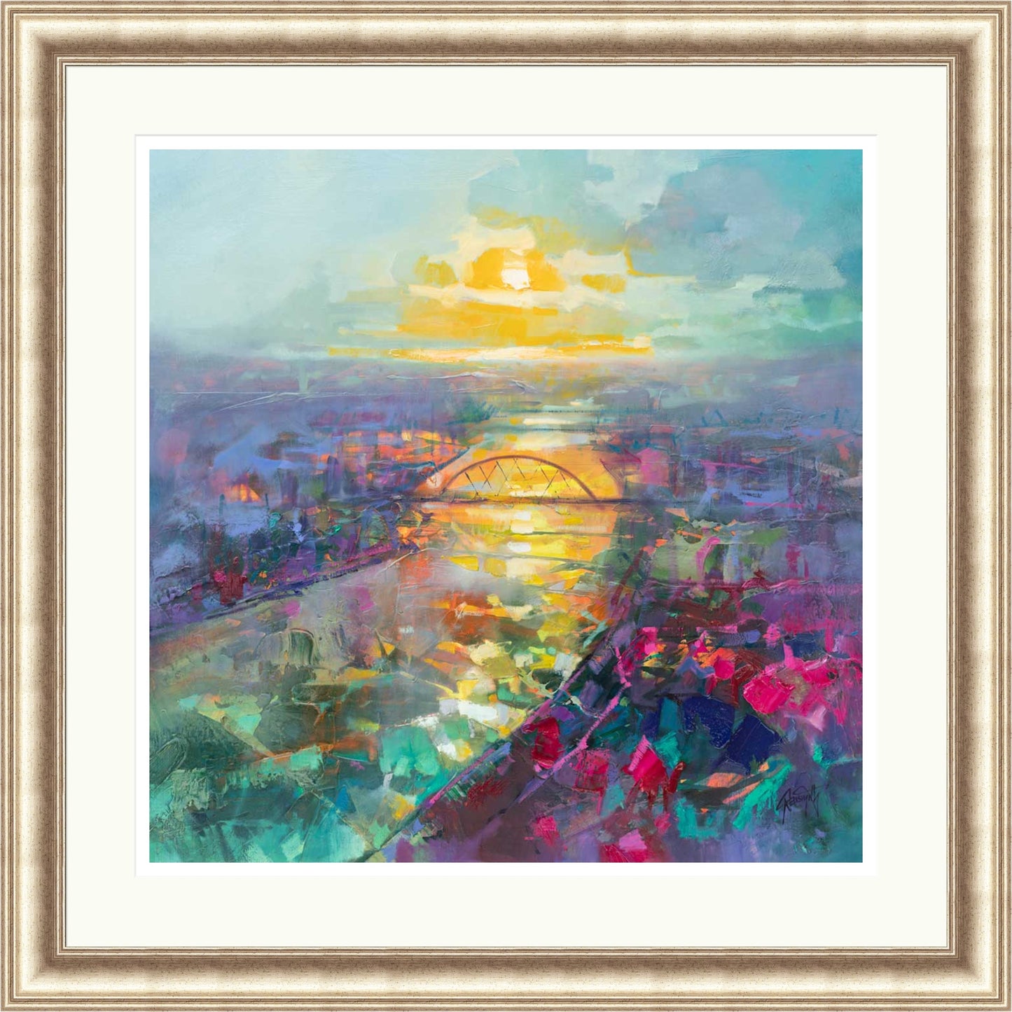 The Clyde by Scott Naismith framed signed limited edition Scottish landscape wall art print - alternate product image 6