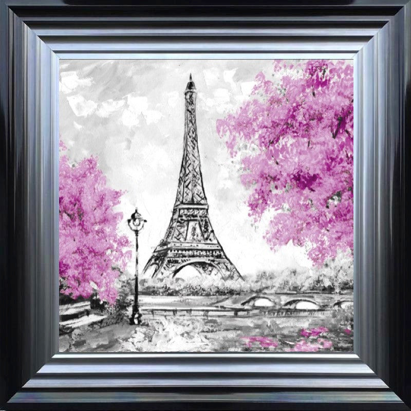 Paris Blossoms in Purple II
