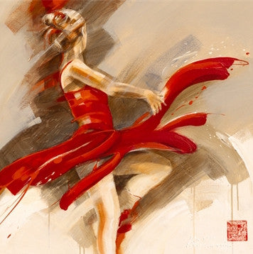 Dancing in Motion Ballet Dancer by Kitty Meijering