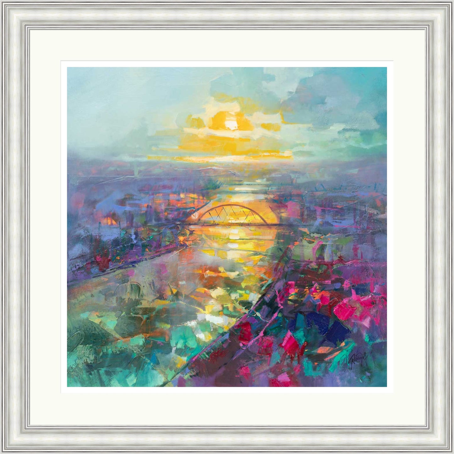 The Clyde by Scott Naismith framed signed limited edition Scottish landscape wall art print - alternate product image 5