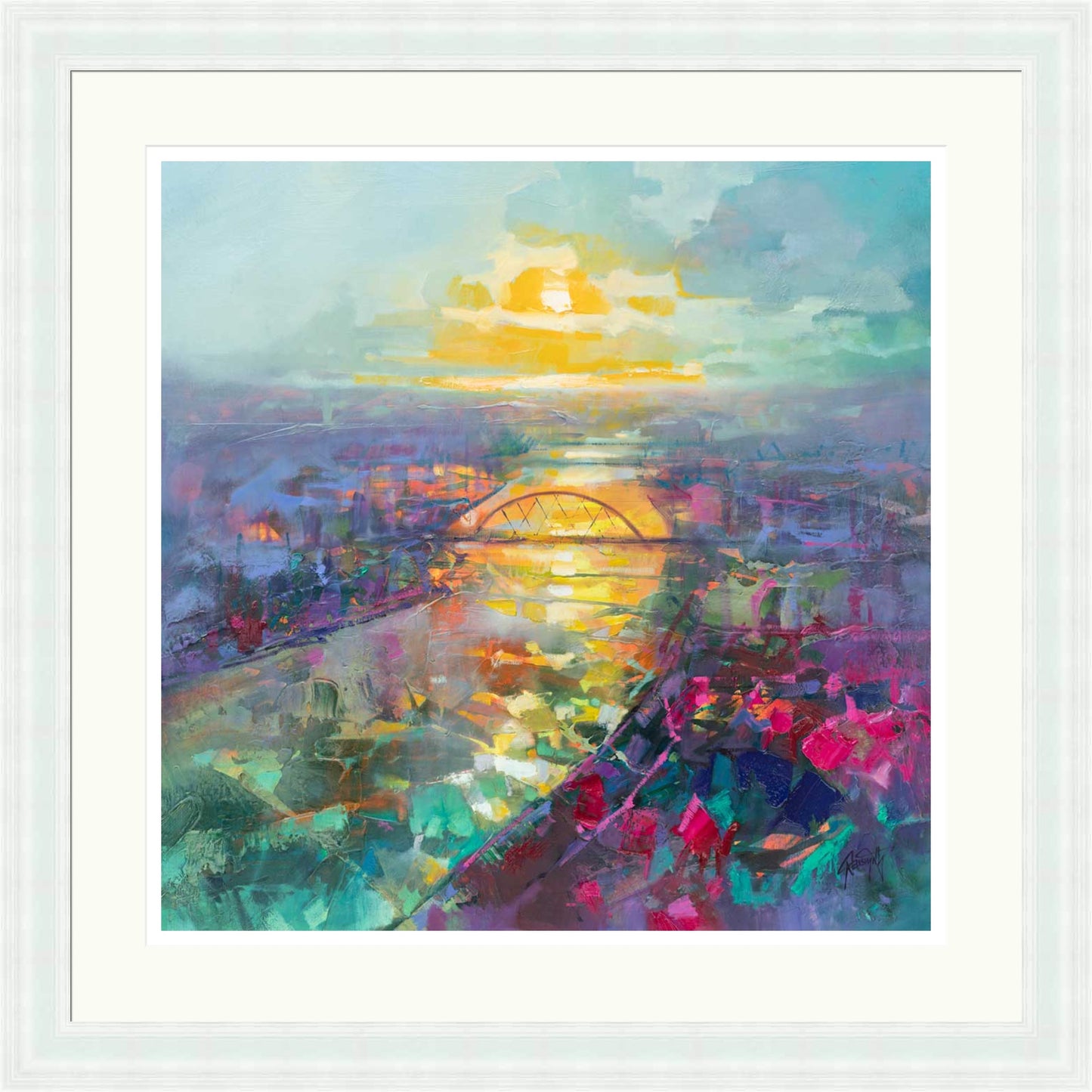 The Clyde by Scott Naismith framed signed limited edition Scottish landscape wall art print - alternate product image 4