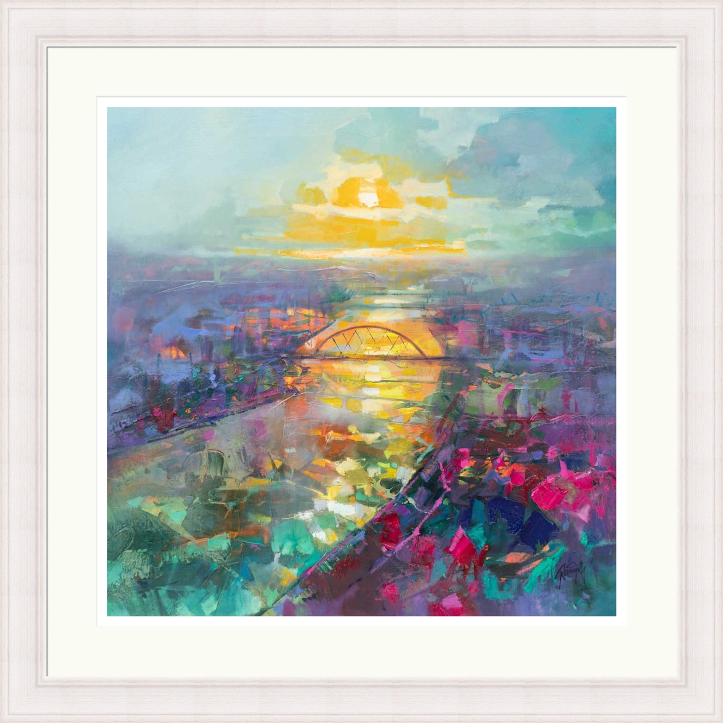 The Clyde by Scott Naismith framed signed limited edition Scottish landscape wall art print - alternate product image 7