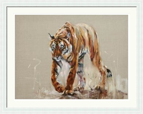Tiger Tracks Art Print (Limited Edition) by Georgina McMaster