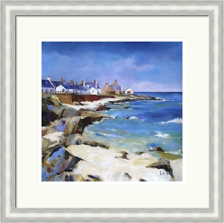 Sandend Village (Limited Edition) by Kate Philp