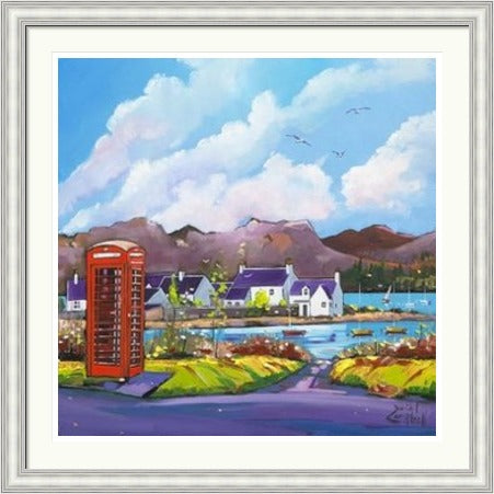 Phone Box Plockton by Daniel Campbell