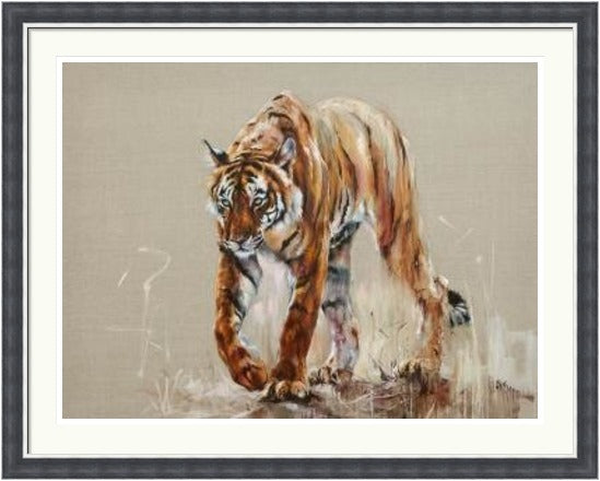 Tiger Tracks Art Print (Limited Edition) by Georgina McMaster