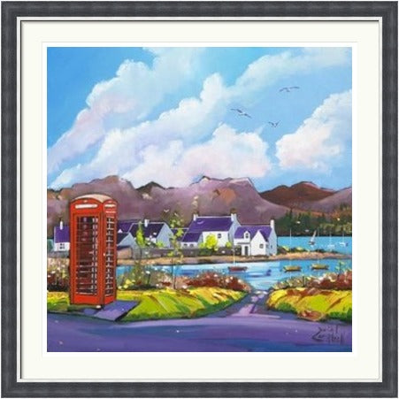 Phone Box Plockton by Daniel Campbell