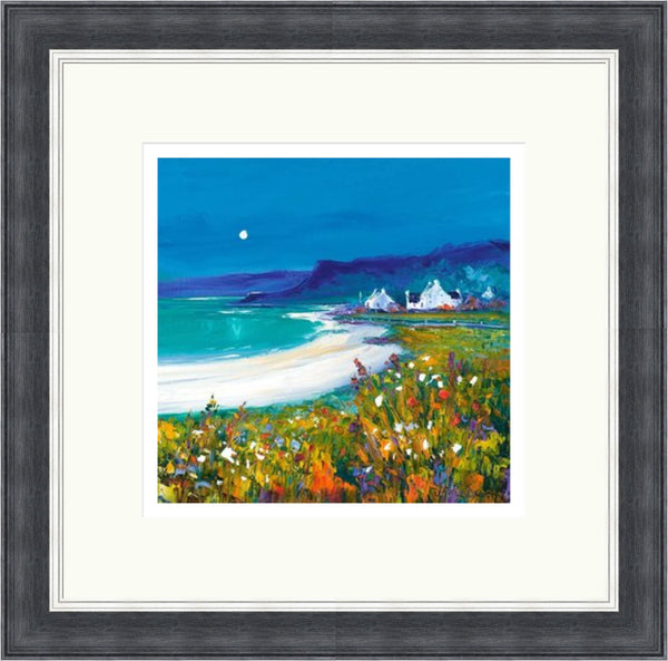 Moonlight, Kildonan Bay Arran by Jean Feeney