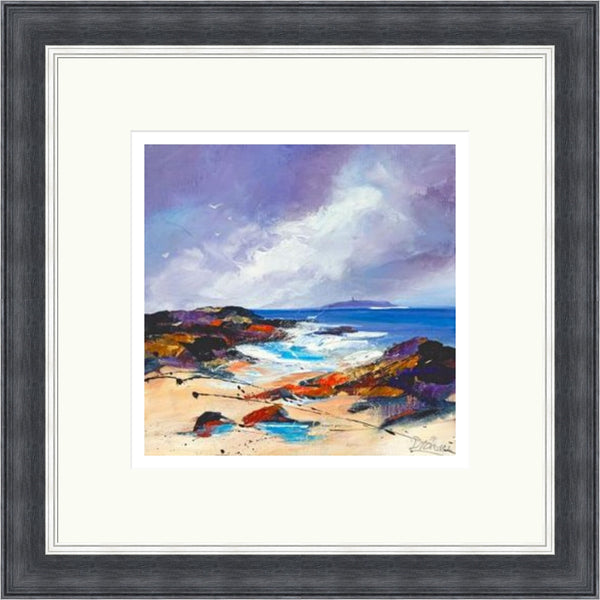 Isle of May & Flying Gulls by Dronma