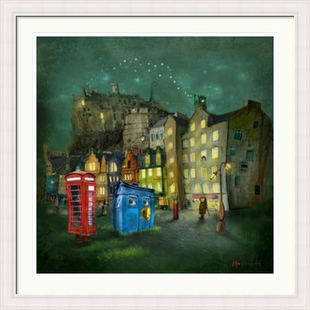 Strange Night at the Grassmarket by Matylda Konecka