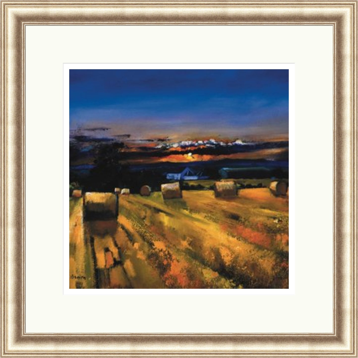 Harvest Sunset (Signed Limited Edition) by Davy Brown