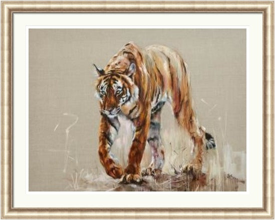 Tiger Tracks Art Print (Limited Edition) by Georgina McMaster