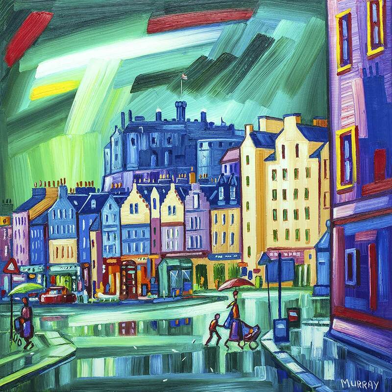The Grassmarket Edinburgh by Raymond Murray