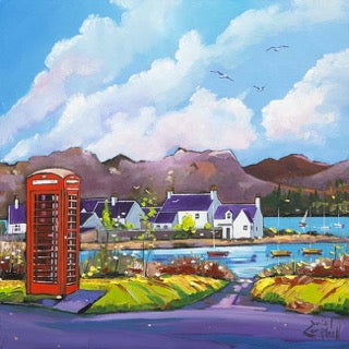 Phone Box Plockton by Daniel Campbell