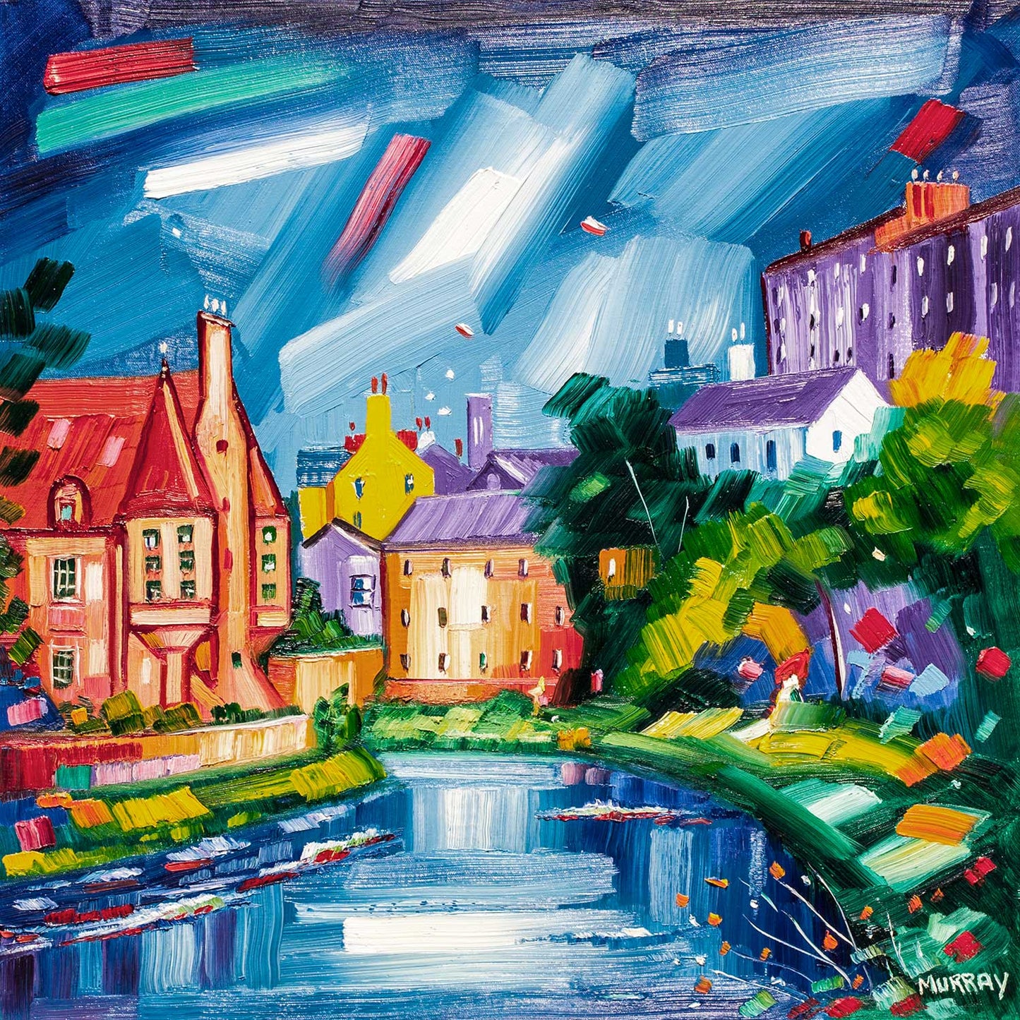 Dean Village Edinburgh by Raymond Murray