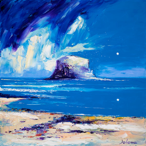 Light Rain on the Bass Rock by John Lowrie Morrison (JOLOMO)
