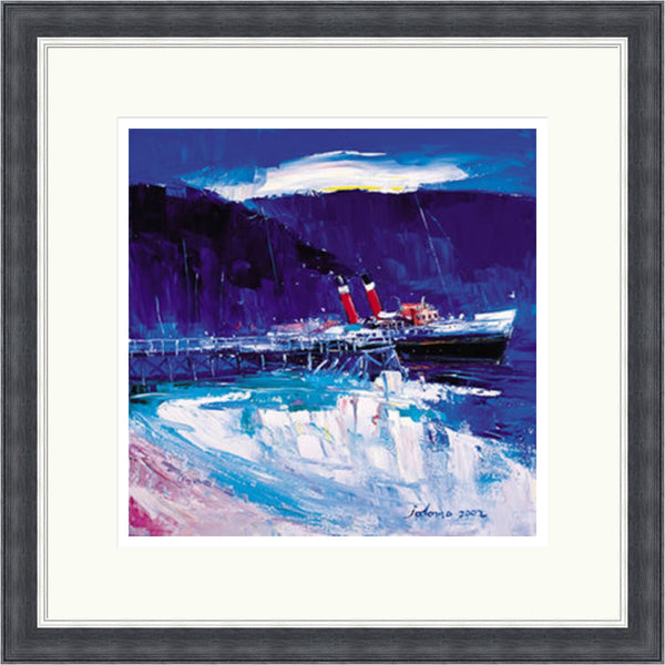 The Waverley at Tighnabruaich Pier by John Lowrie Morrison (Jolomo)