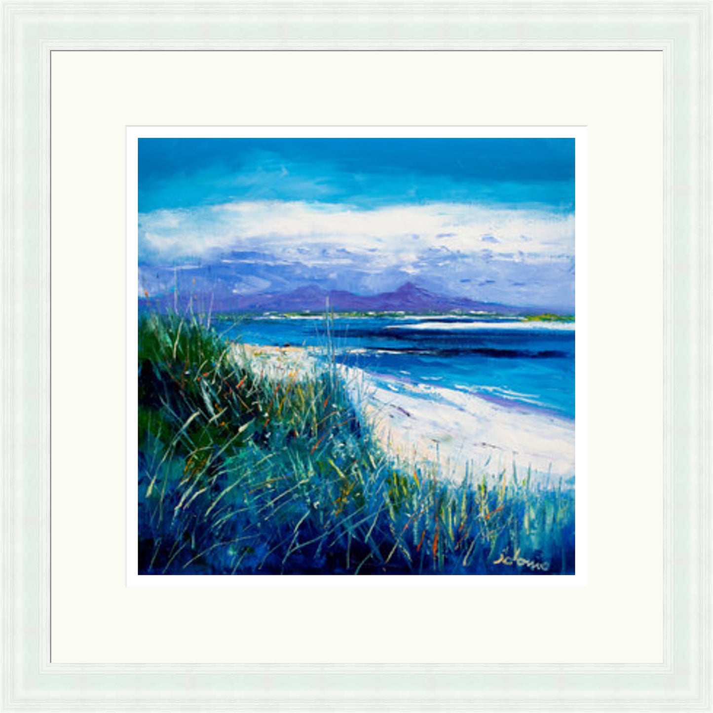 Summer Light Benbecula, Looking to South Uist by John Lowrie Morrison (JOLOMO)