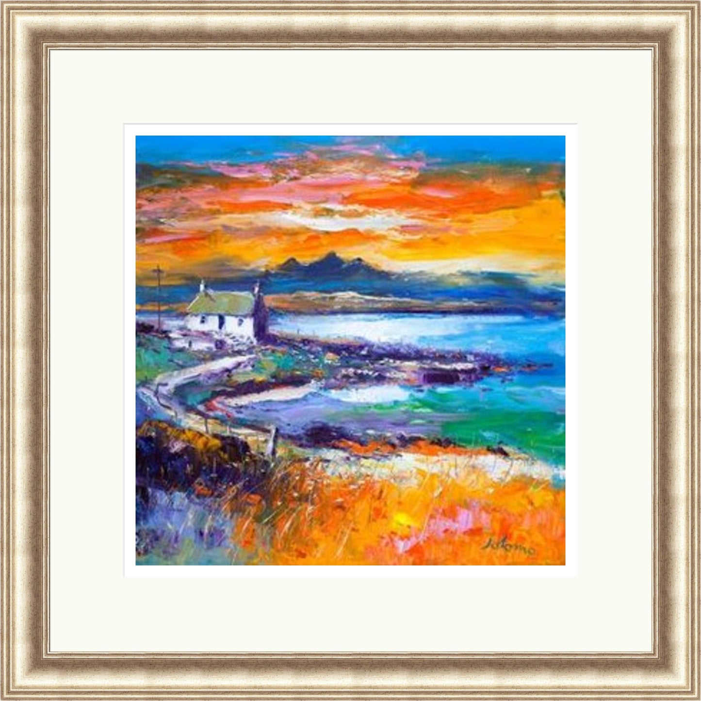 A Jura Sunset, Port Nan Gallan by John Lowrie Morrison (JOLOMO)