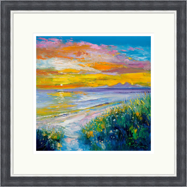 A'Chleit Beach, Kintrye to the Paps of Jura by John Lowrie Morrison (Jolomo)