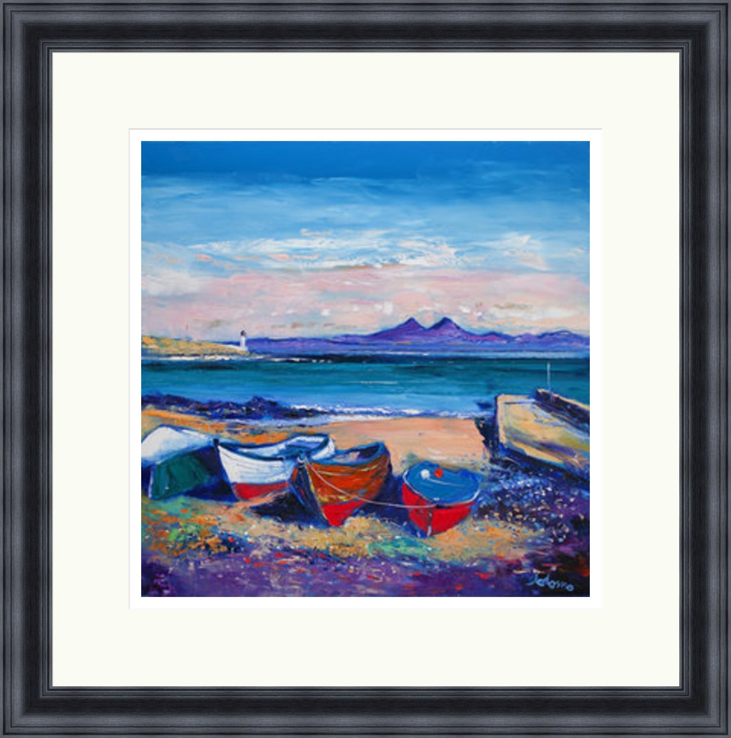 Beached Boats, Loch Indaal Islay by John Lowrie Morrison (JOLOMO)