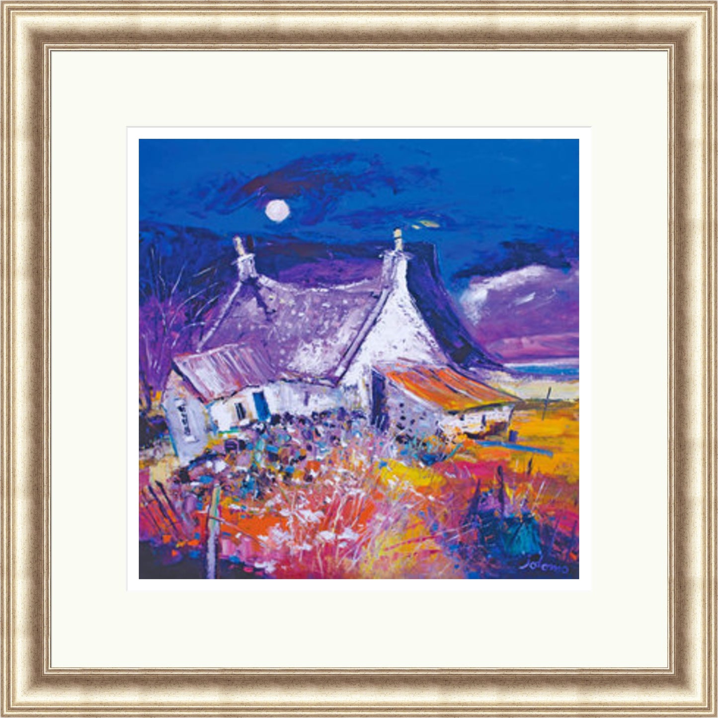 Evening Falls on Archie Baldie's, Gribun by John Lowrie Morrison (JOLOMO)