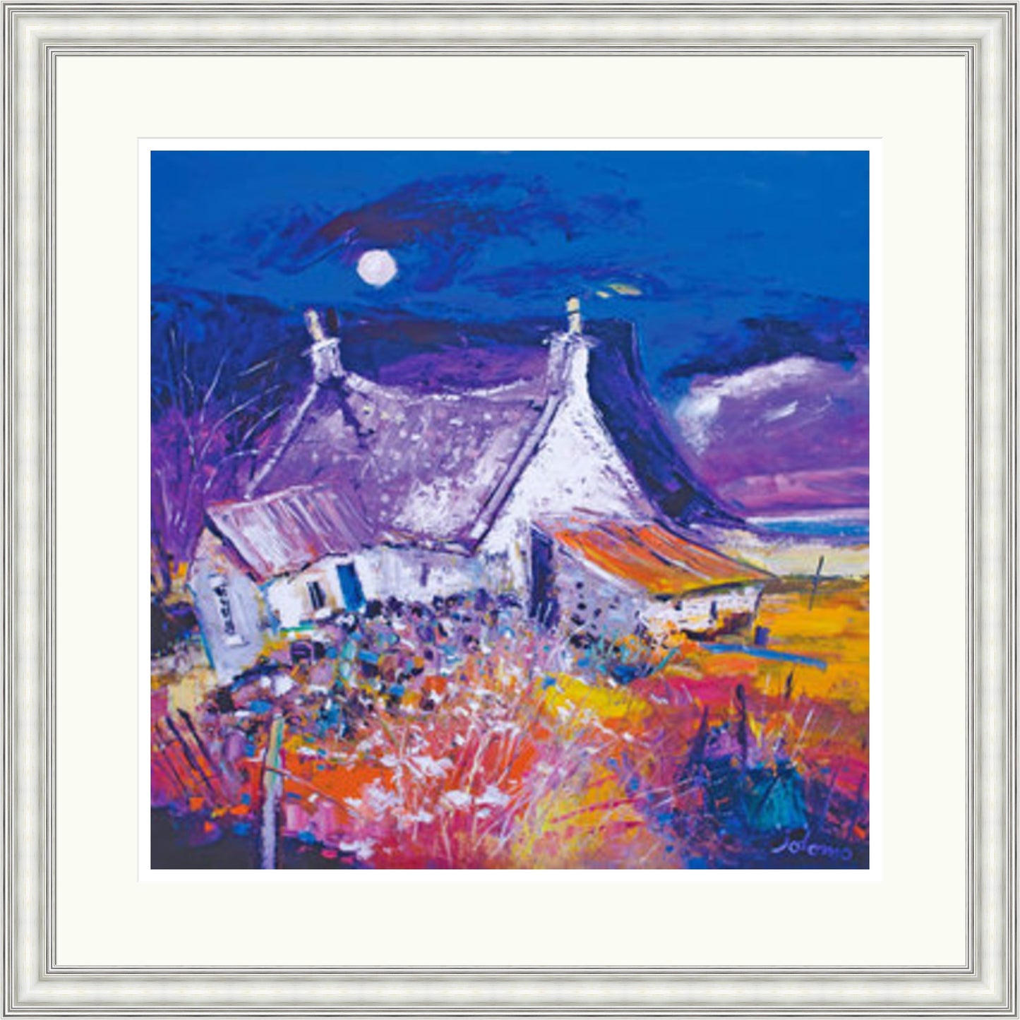 Evening Falls on Archie Baldie's, Gribun by John Lowrie Morrison (JOLOMO)