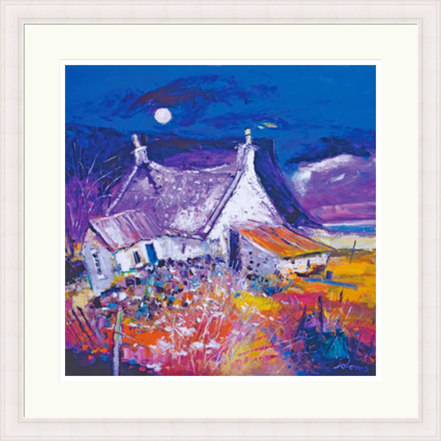 Evening Falls on Archie Baldie's, Gribun by John Lowrie Morrison (JOLOMO)