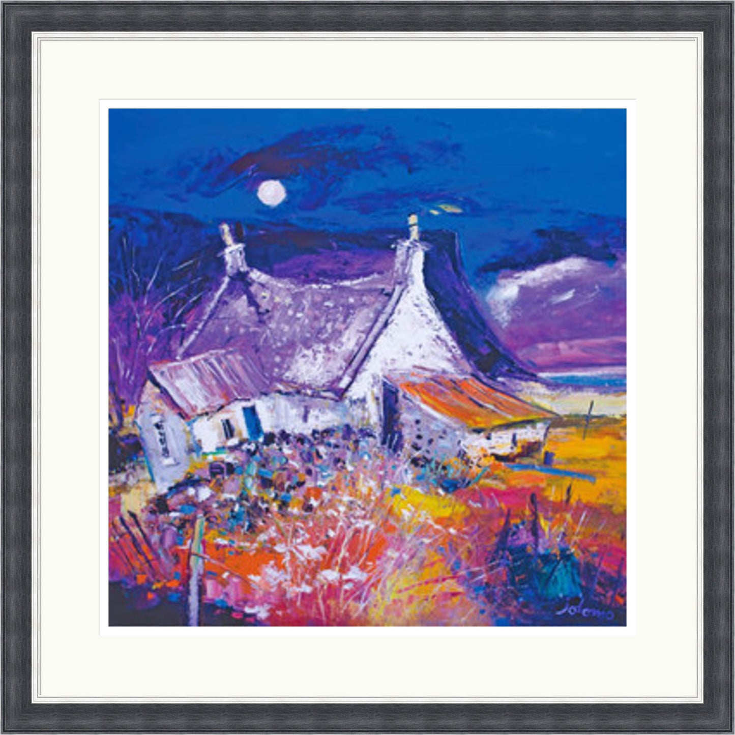 Evening Falls on Archie Baldie's, Gribun by John Lowrie Morrison (JOLOMO)