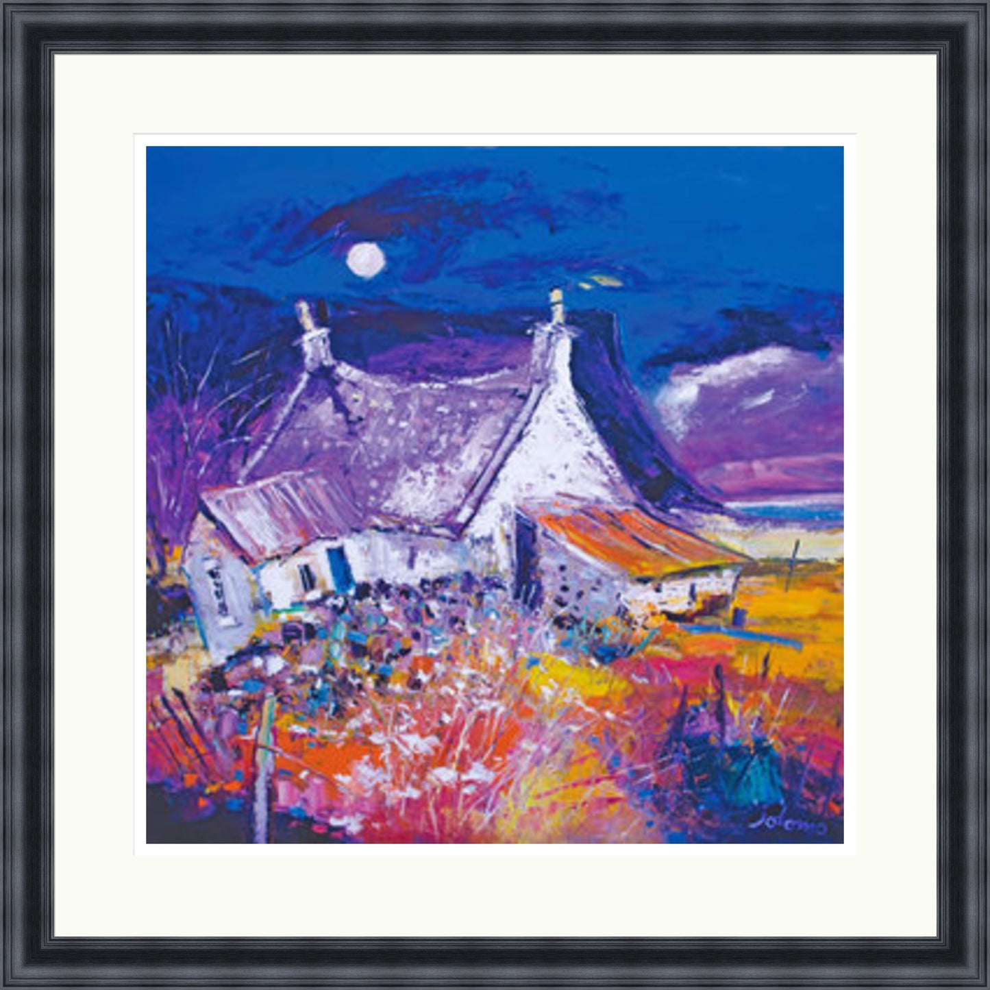 Evening Falls on Archie Baldie's, Gribun by John Lowrie Morrison (JOLOMO)