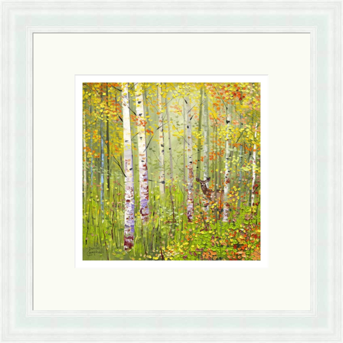 Silver Birches in Spring by Daniel Campbell