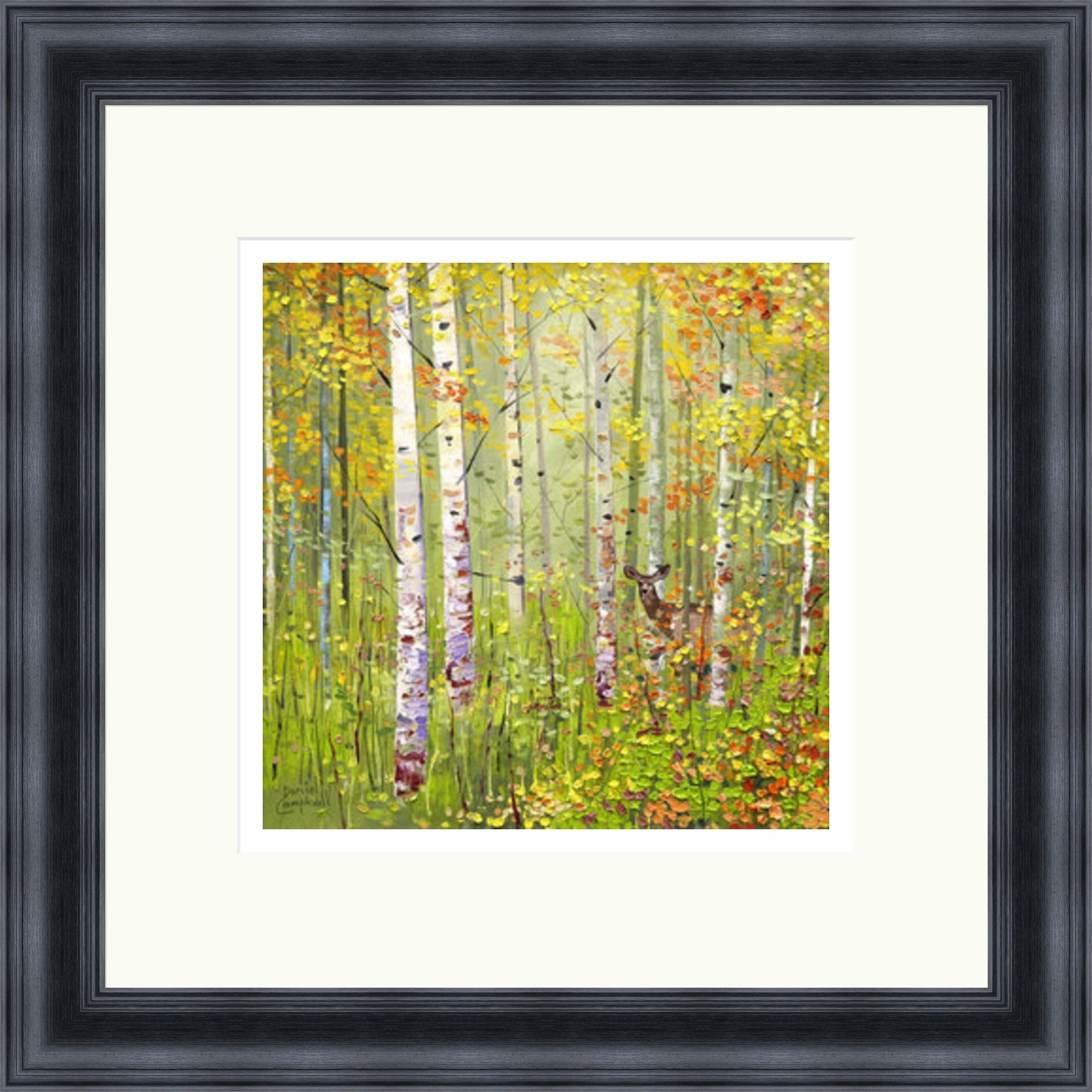 Silver Birches in Spring by Daniel Campbell