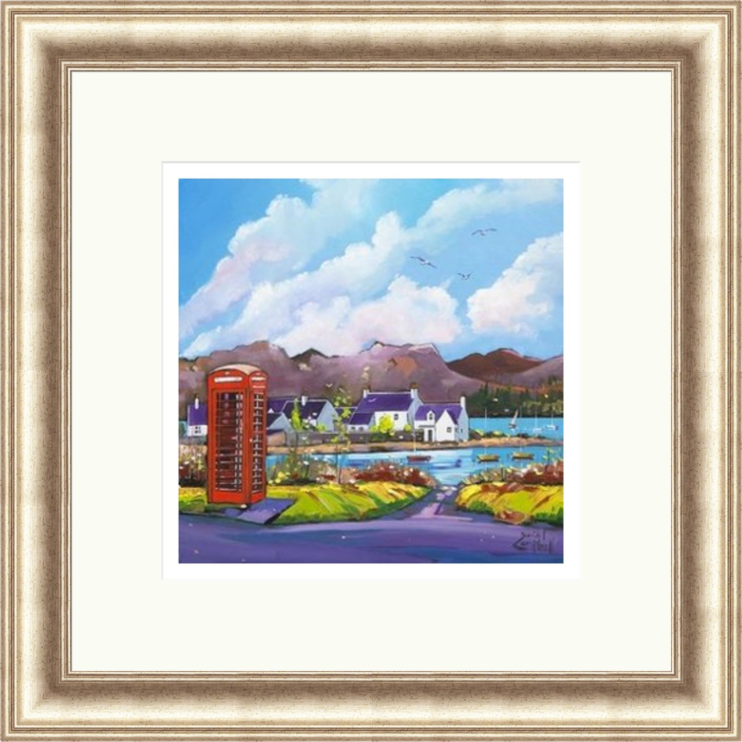 Phone Box Plockton by Daniel Campbell